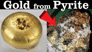 Im Extracting GOLD from Pyrite and You Wont Believe the Results [upl. by Nnalyrehs]