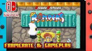 Arcade Archives ROMPERS  Nintendo Switch  Framerate amp Gameplay [upl. by Duma]