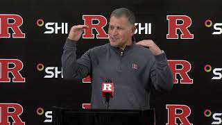 Greg Schiano Press Conference 112524 [upl. by Yaresed293]