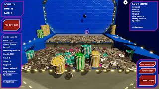 Coin Pusher Casino Gameplay Level 1 [upl. by Ecirehs]