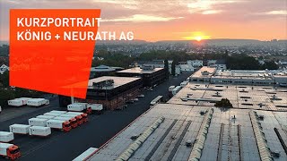 Kurzporträt König  Neurath Hersteller für Büromobiliar und Raumsystemen [upl. by Aniuqahs]