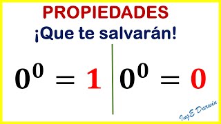 9 Leyes y Propiedades de la POTENCIACIÓN o exponentes repaso de 1 minuto [upl. by Anzovin]