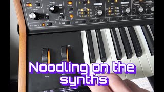 Noodling on the Moog Sub 37 [upl. by Leuqcar]