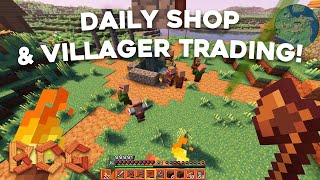 Building the Daily Shop amp Selling Bin  Minecraft BCG Modpack [upl. by Alana]