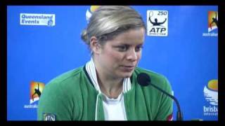 Kim Clijsters on her semifinal win [upl. by Amolap]