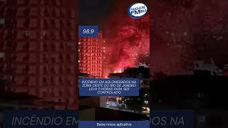 Incêndio em aglomerados na Zona Oeste do Rio de Janeiro leva 5 horas para ser controlado [upl. by Akcired]