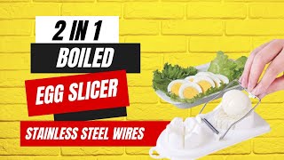 Stainless Steel Egg Slicer [upl. by Assirehs308]