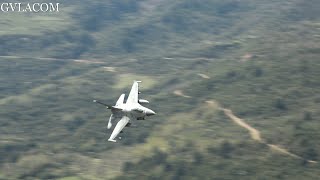 Hellenic Air Force F16 low level flying at Iniochos 2023 [upl. by Denae]