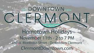 Downtown Clermont Hometown Holidays Saturday November 11 from 27 pm [upl. by Nolitta]