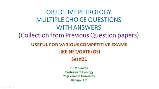 Petrology MCQ 21 [upl. by Lacram]