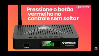 Como parear e desemparelhar o controle bluetooth no ALPHASAT WOW [upl. by Jerrie]