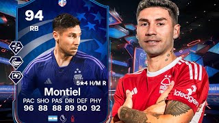 ¿MEJOR QUE CLAUSS PTG 94 Gonzalo MONTIEL Make Your Mark Copa America SBC PLAYER REVIEW EA FC 24 [upl. by Ahsirt]