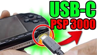 INSTALAR PUERTO DE CARGA USBC en una PSP 3000 [upl. by Onfre]