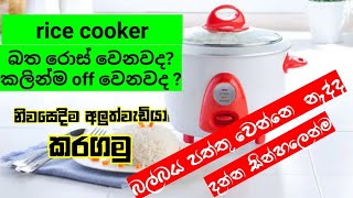 How to Repair rice Cooker in Sinhala  Home Electrical rice cooker Tech Show [upl. by Serle720]