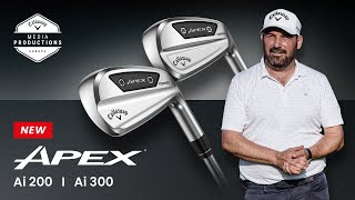 Introducing the new Apex Ai 200 and Apex Ai 300 Irons from Callaway Golf [upl. by Eussoj436]