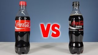 Experiment Coca Cola vs Coca Cola Zero [upl. by Xavier497]