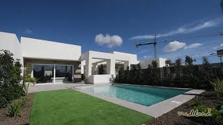 Modern villas on one level with private pool in La Finca Golf [upl. by Lawrence]