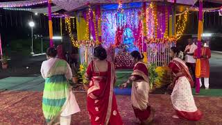 Navratri celebration 2024  Dhanuchi dance  RGPPL Housing Colony [upl. by Kerrison]