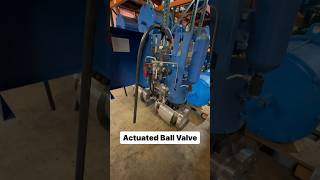 Expensive Ball valve and actuator setup ballvalve valves valveindex e [upl. by Ydnys]