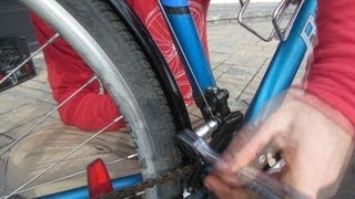 How to Replace and Adjust the Front DerailleurShifter Cable on a Bicycle [upl. by Cristy517]