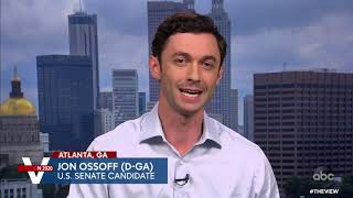 Jon Ossoff Challenges David Perdue to Debate Before Georgia Runoff Election  The View [upl. by Yesor116]