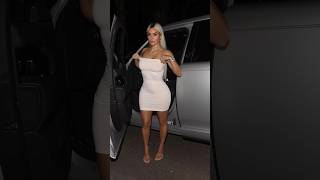 Kim Kardashian Effortless Slay In Her Skims Dress kimkardashian fashionpolice skims skimsreview [upl. by Atirehc246]