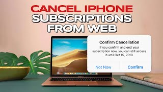 How to Cancel All My Subscriptions on Iphone Web [upl. by Aicatsal]