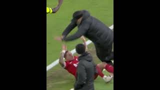 Tsimikas Collides with Klopp 😨 [upl. by Isied]