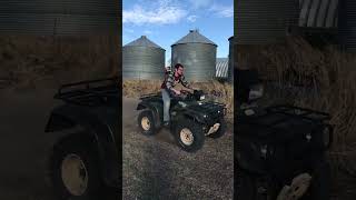 Honda Foreman 400 Slow Mo Jump honda offroad fourwheeler [upl. by Jarrow]