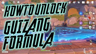 How to UnlockOpen Hidden Palace of Guizang Formula  Genshin Impact [upl. by Melgar484]