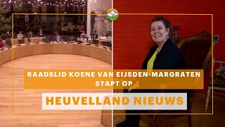 Heuvelland Nieuws Raadslid Koene van EijsdenMargraten stapt op [upl. by Norahc871]