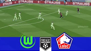 Wolfsburg vs Lille  Friendly Match 2024  ⚽ Full Match Live Highlights En Direct Résumé Heute⚽ [upl. by Reerg]