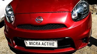 2018 Nissan Micra Active Complete Review including engine price mileage specifications [upl. by Atekehs]