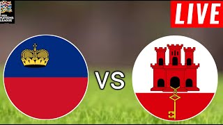 Liechtenstein vs Gibraltar l Uefa Nations League Qualification 202425 [upl. by Nnayt]