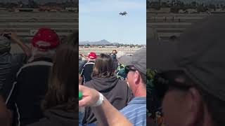 Advanced F35 Lightning hovers for a huge crowd at the Yuma Air Show  Marine Corps [upl. by Atwater]