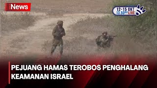 Pejuang Hamas Terobos Penghalang Keamanan Israel Bawa Tawanan Kembali ke Wilayah Pesisir Gaza [upl. by Feeney908]