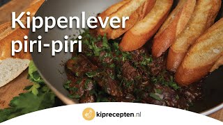 Kippenlevertjes met piri piri  Kipreceptennl Op Portugese wijze [upl. by Carline355]