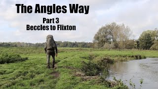 Hiking the Angles Way Long Distance Trail Part 3  Beccles to Flixton Tarp and Bivvy Wild Camp [upl. by Urbas810]