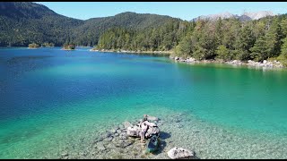 Ep 12  Exploring the Eibsee in the Alps above and below water in 4K [upl. by Odlamur]