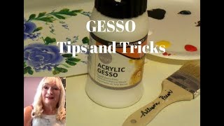 What is GESSO 6 Surprising ways to use GESSO for Acrylics Beginners Step by Step [upl. by Nylirem710]