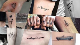 Small Tattoos for Men  Mini Tattoos for Men  Tiny tattoos [upl. by Enitsuj]