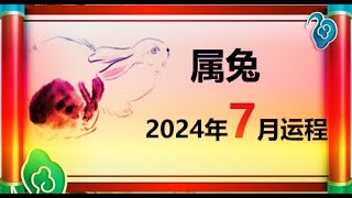 属兔人2024年7月运势 [upl. by Hajed]