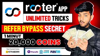 Rooter App Se Paise Kaise Kamaye  How To Earn Money From Rooter App  Rooter App Se Coin Kamaye [upl. by Yenmor591]