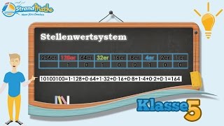 Stellenwertsystem  Dualsystem Fünfersystem Zehnersystem  Klasse 5 ★ Wissen [upl. by Etireuqram927]