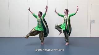 BHANGRA GIDDHA  Nimrat Khaira  Bhangra by Christine  Easy Bhangra choreo  Sabine Singh [upl. by Cyndia979]