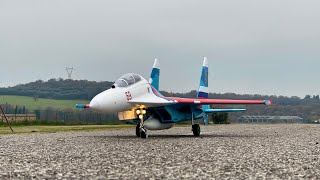 Eflite SU 30 With Xicoy X45 Turbine conversion [upl. by Bovill]