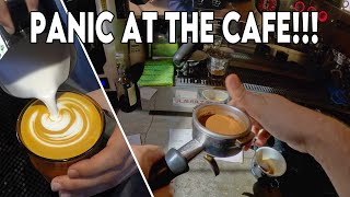 POV 49 minutes of SOLO BARISTA WORKING A CRAZY LUNCH RUSH  DAY IN THE LIFE OF A BARISTA  CAFE VLOG [upl. by Vudimir]