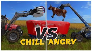 FARMING SIMULATOR 17 CHILL VS ANGRY [upl. by Esmerelda]