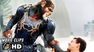 PLANET OF THE APES CLIP COMPILATION 2001 Mark Wahlberg Movie CLIPS HD [upl. by Sirmons]