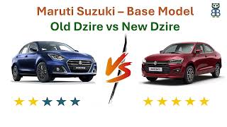 New Maruti Suzuki Dzire vs old Dzire comparison [upl. by Amikan847]